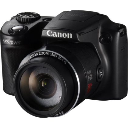  Aparat foto digital Canon PowerShot SX510 HS IS, 12.1MP, Black